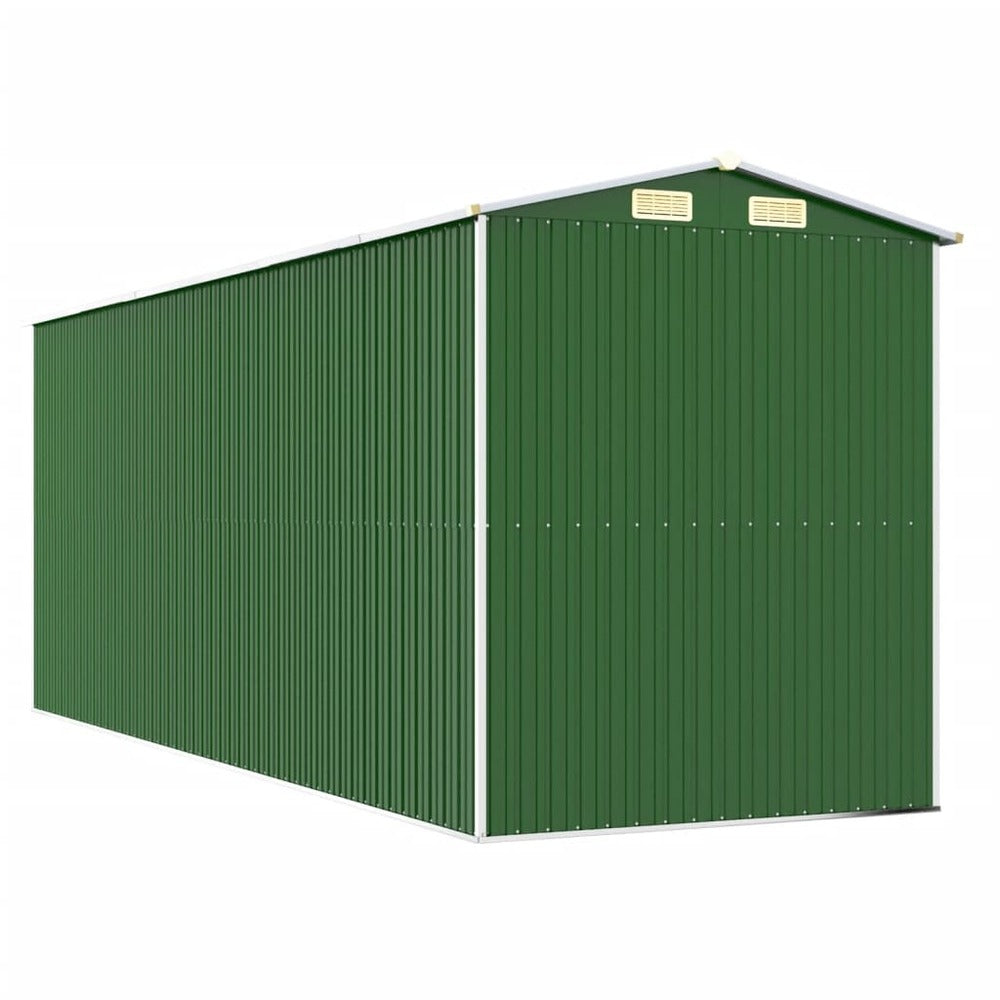 VIDAXL Abri De Jardin Vert 192x523x223 Cm Acier Galvanisé