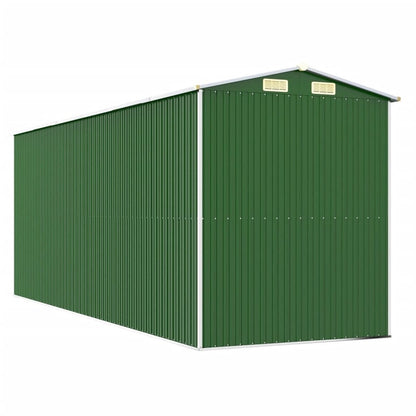 VIDAXL Abri De Jardin Vert 192x523x223 Cm Acier Galvanisé
