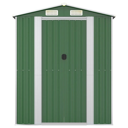 VIDAXL Abri De Jardin Vert 192x523x223 Cm Acier Galvanisé