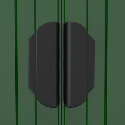 VIDAXL Abri De Jardin Vert 192x523x223 Cm Acier Galvanisé