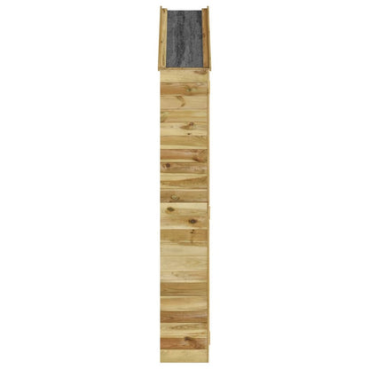 VIDAXL Abri à Outils De Jardin 107x37x220 Cm Bois De Pin Imprégné