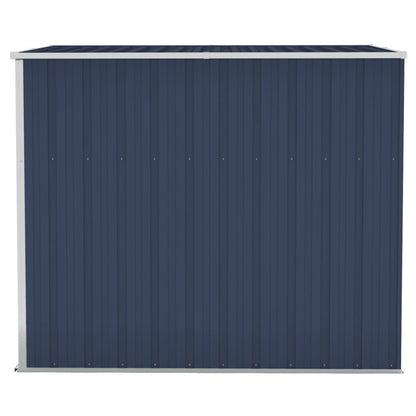 VIDAXL Abri De Jardin Mural Anthracite 118x194x178 Cm Acier