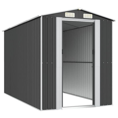VIDAXL Abri De Jardin Anthracite 192x357x223 Cm Acier Galvanisé