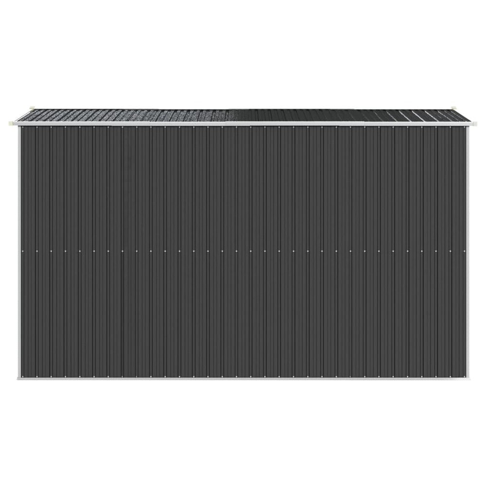 VIDAXL Abri De Jardin Anthracite 192x357x223 Cm Acier Galvanisé