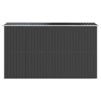 VIDAXL Abri De Jardin Anthracite 192x357x223 Cm Acier Galvanisé