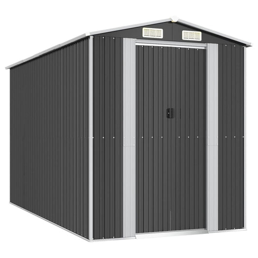 VIDAXL Abri De Jardin Anthracite 192x357x223 Cm Acier Galvanisé
