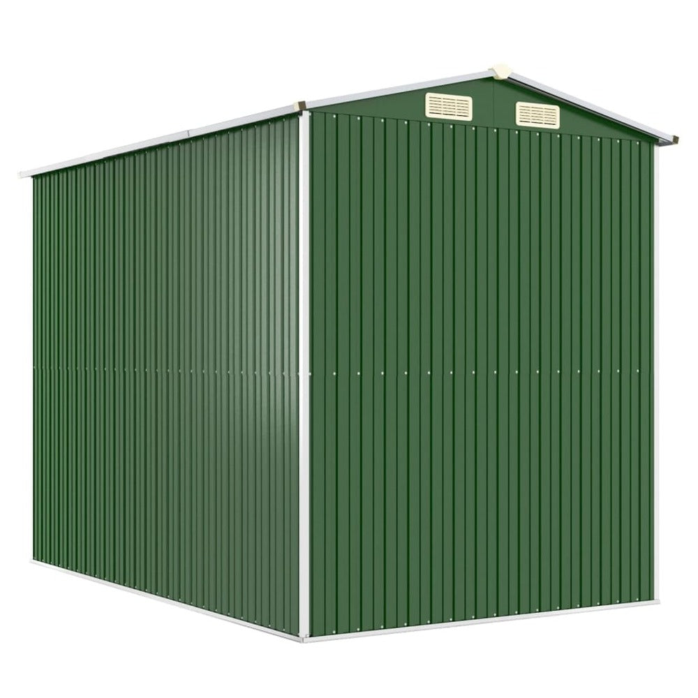 VIDAXL Abri De Jardin Vert 192x274x223 Cm Acier Galvanisé