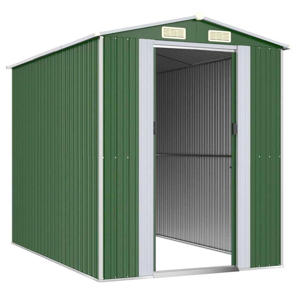 VIDAXL Abri De Jardin Vert 192x274x223 Cm Acier Galvanisé