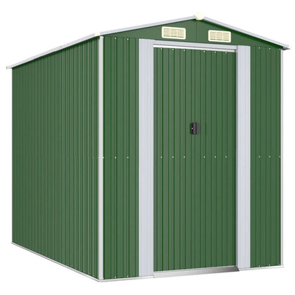 VIDAXL Abri De Jardin Vert 192x274x223 Cm Acier Galvanisé