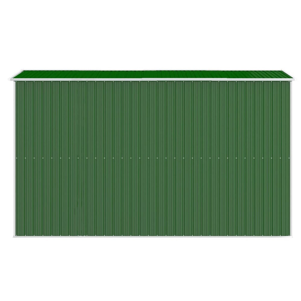 VIDAXL Abri De Jardin Vert 192x357x223 Cm Acier Galvanisé