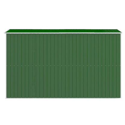 VIDAXL Abri De Jardin Vert 192x357x223 Cm Acier Galvanisé