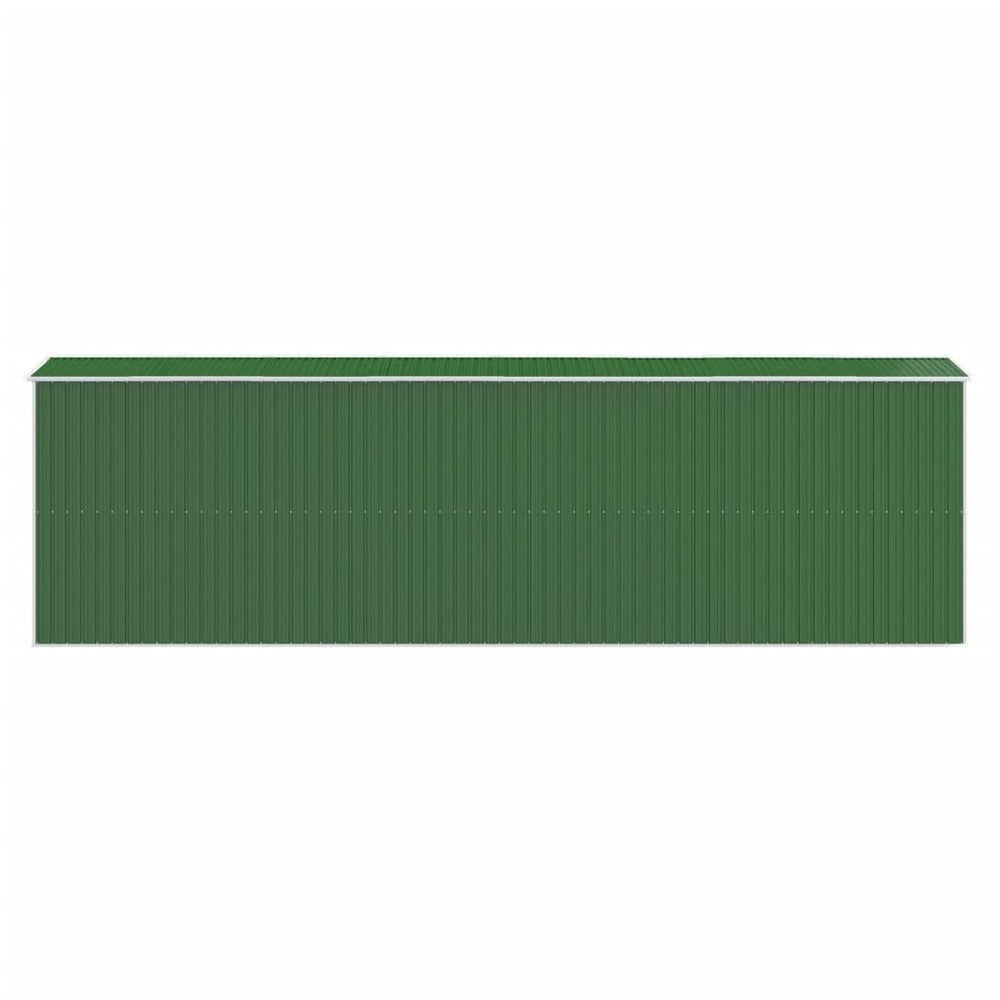 VIDAXL Abri De Jardin Vert 192x689x223 Cm Acier Galvanisé