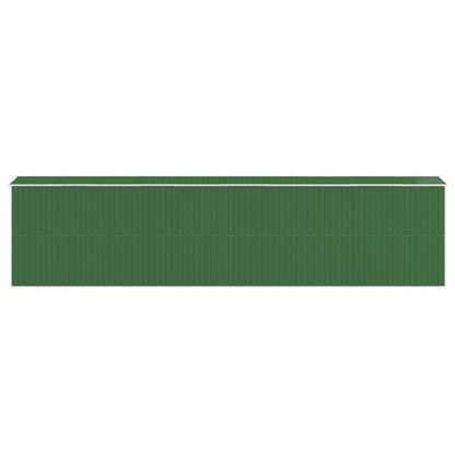 VIDAXL Abri De Jardin Vert 192x855x223 Cm Acier Galvanisé