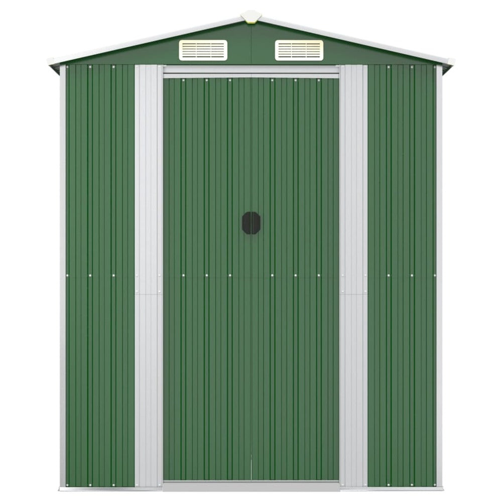VIDAXL Abri De Jardin Vert 192x772x223 Cm Acier Galvanisé