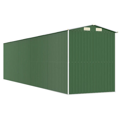 VIDAXL Abri De Jardin Vert 192x772x223 Cm Acier Galvanisé
