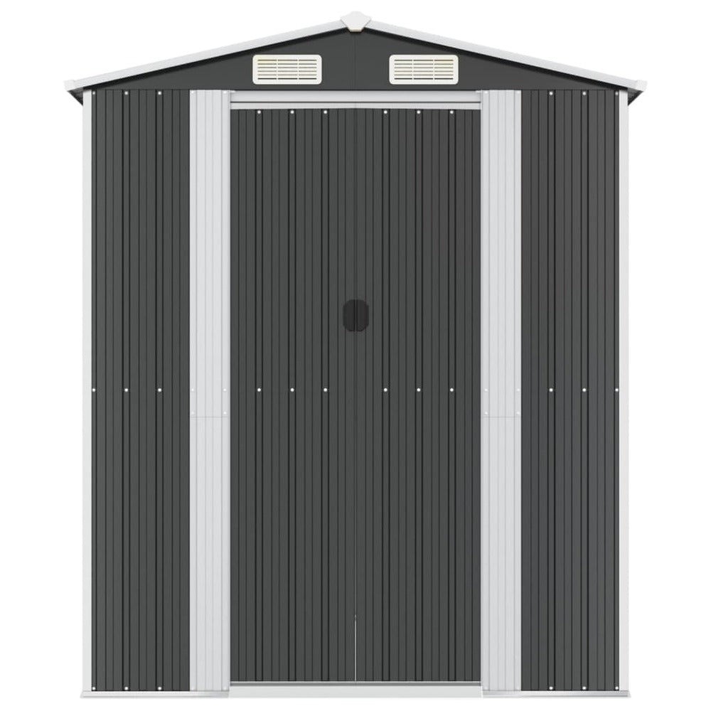 VIDAXL Abri De Jardin Anthracite 192x274x223 Cm Acier Galvanisé