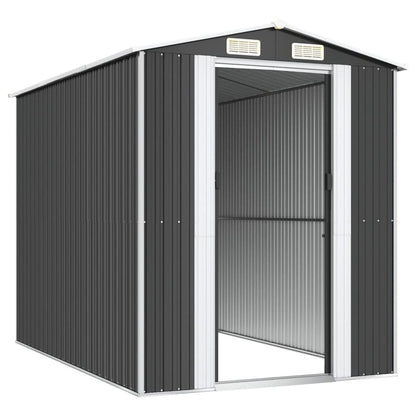 VIDAXL Abri De Jardin Anthracite 192x274x223 Cm Acier Galvanisé