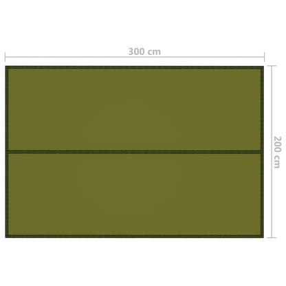 VIDAXL Bâche D'extérieur 3x2 M Vert