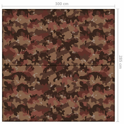 VIDAXL Bâche D'extérieur 3x2,85 M Camouflage