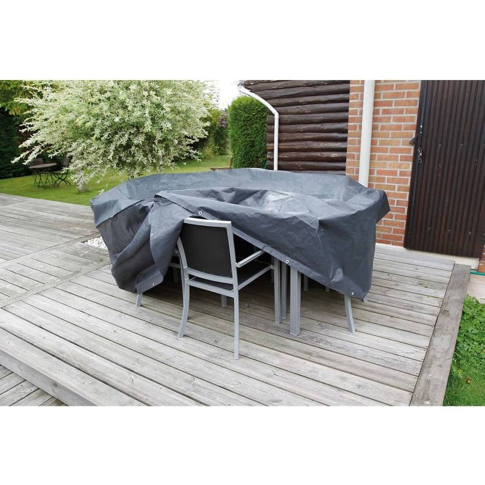 Nature Housse De Mobilier De Jardin Pour Tables Rondes 205x205x90 Cm