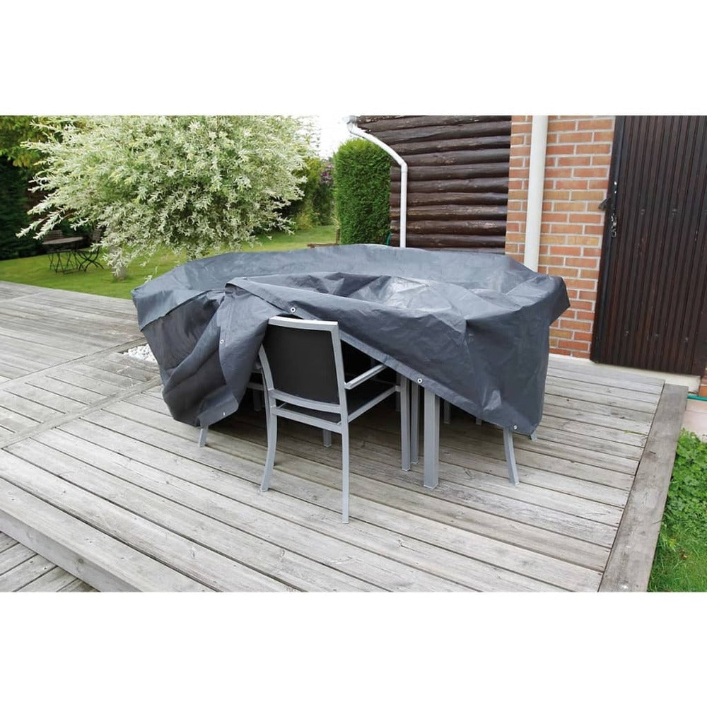Nature Housse De Mobilier De Jardin Pour Tables Rondes 325x325x90 Cm
