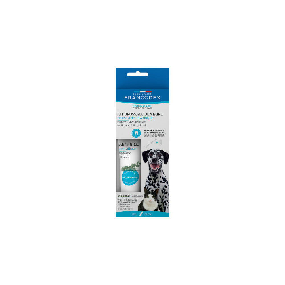  Kit Brossage Dentaire Pour Chiens Et Chats 70 G