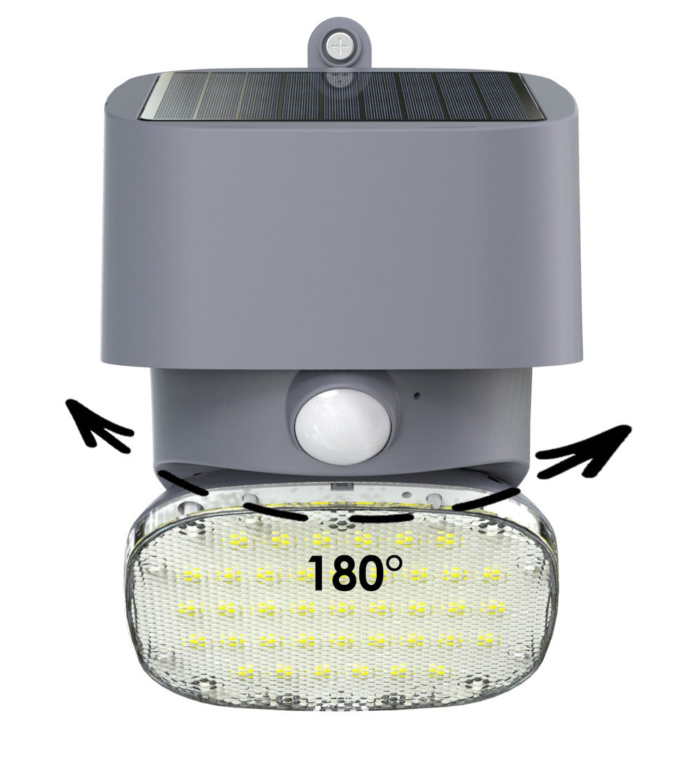  Applique Solaire Grise Anthracite éclairage Pivotant à 180°