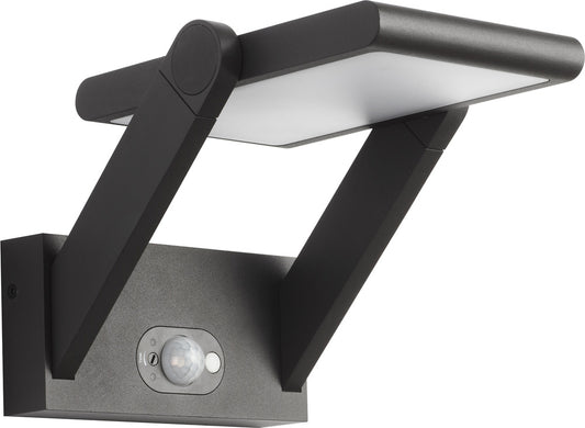  Applique Solaire Milano - Veille & Détection - Blanc Chaud 3000°k 170lm - Faisceau 120° - Bf Light