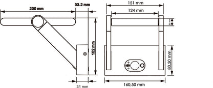  Applique Solaire Milano - Veille & Détection - Blanc Chaud 3000°k 170lm - Faisceau 120° - Bf Light