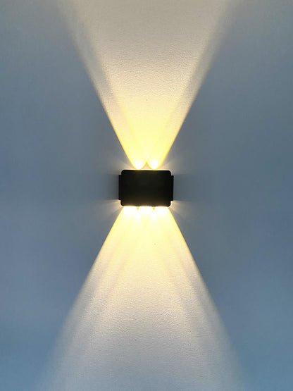  Applique Solaire 5 Faisceaux : 2 Up & 3 Down - Blanc Chaud 3000°k 150lm - Bf Light