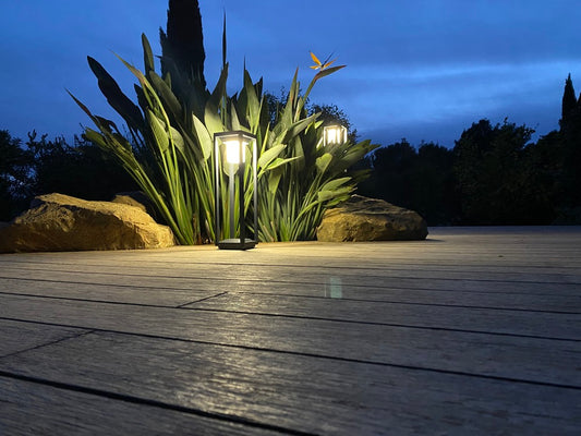  Borne Solaire 50cm Gamme Roma - Blanc Chaud 3000°k 300lm - Faisceau 120° - Bf Light