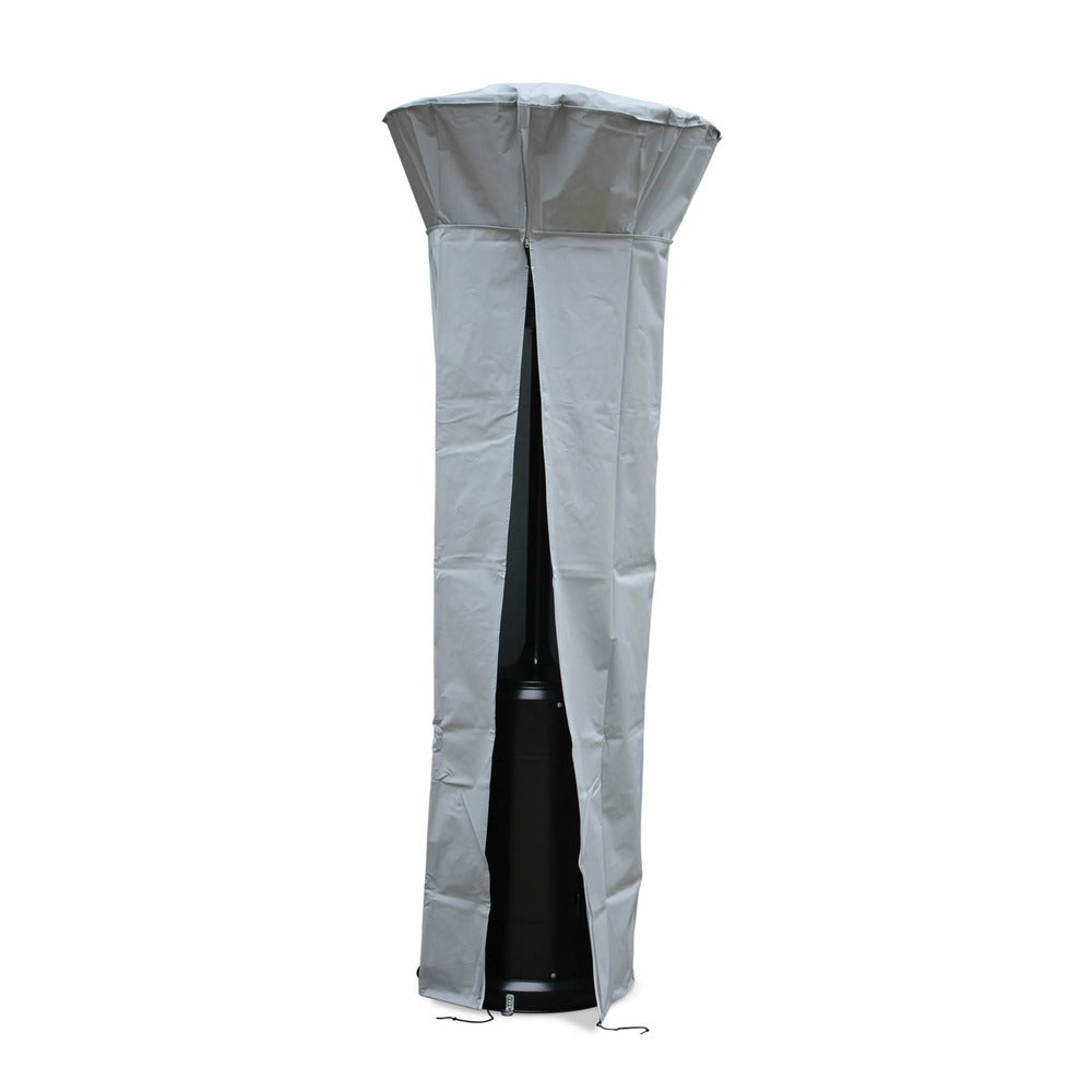  Chauffage D'extérieur Gaz 12.5kw - Finland - Parasol Chauffant Gris Réglable. Porte En Façade. Roulettes Et Housse
