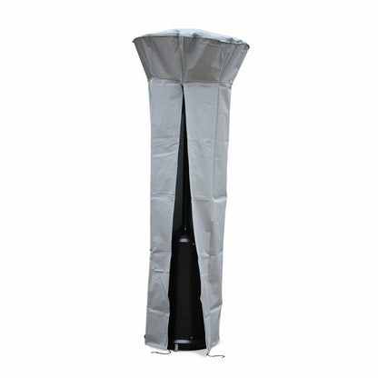  Chauffage D'extérieur Gaz 12.5kw - Finland - Parasol Chauffant Gris Réglable. Porte En Façade. Roulettes Et Housse