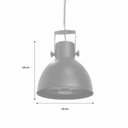  Parasol Chauffant électrique Suspendu 1500w – Lapland – Chauffage D’extérieur Type Halogène. Kit De Suspension Inclus (chaîne Et