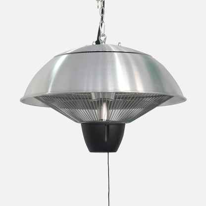  Parasol Chauffant électrique Suspendu 1500w – Oslo – Chauffage D’extérieur Type Halogène. Kit De Suspension Inclus (chaîne Et