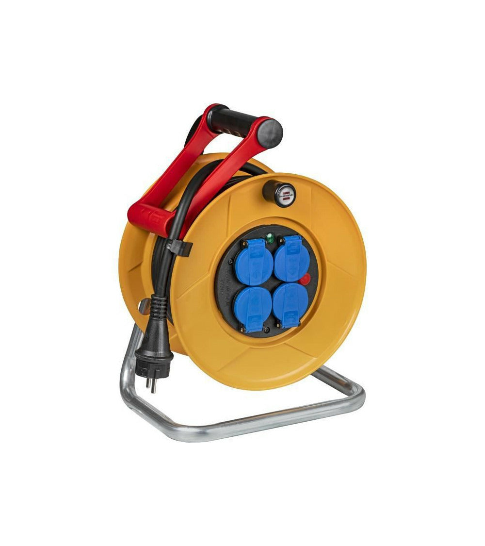  Brennenstuhl Enrouleur De Câble Kid Pro 15m (ip44, Cablepilot), Fabrication Française