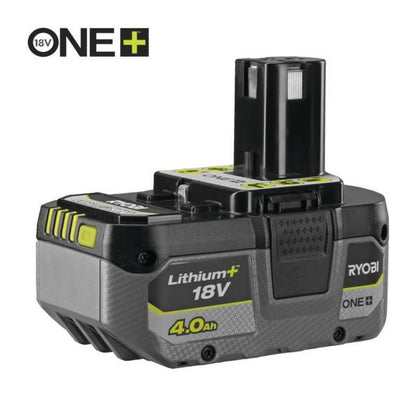 Ryobi 1 Batterie Lithium+ 18v - 4,0 Ah Compacte Et 1 Chargeur Rapide 2,0 A