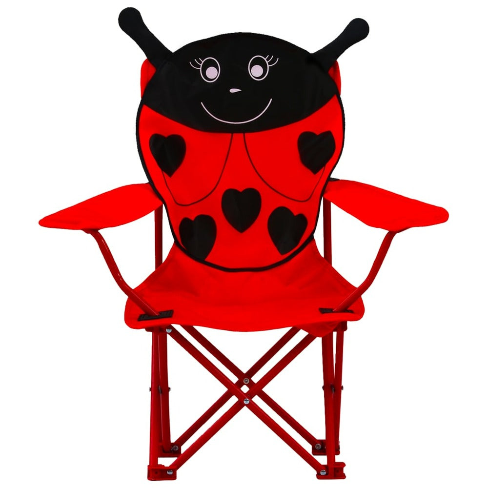 VIDAXL Chaises De Jardin Pour Enfants 2 Pcs Rouge Tissu