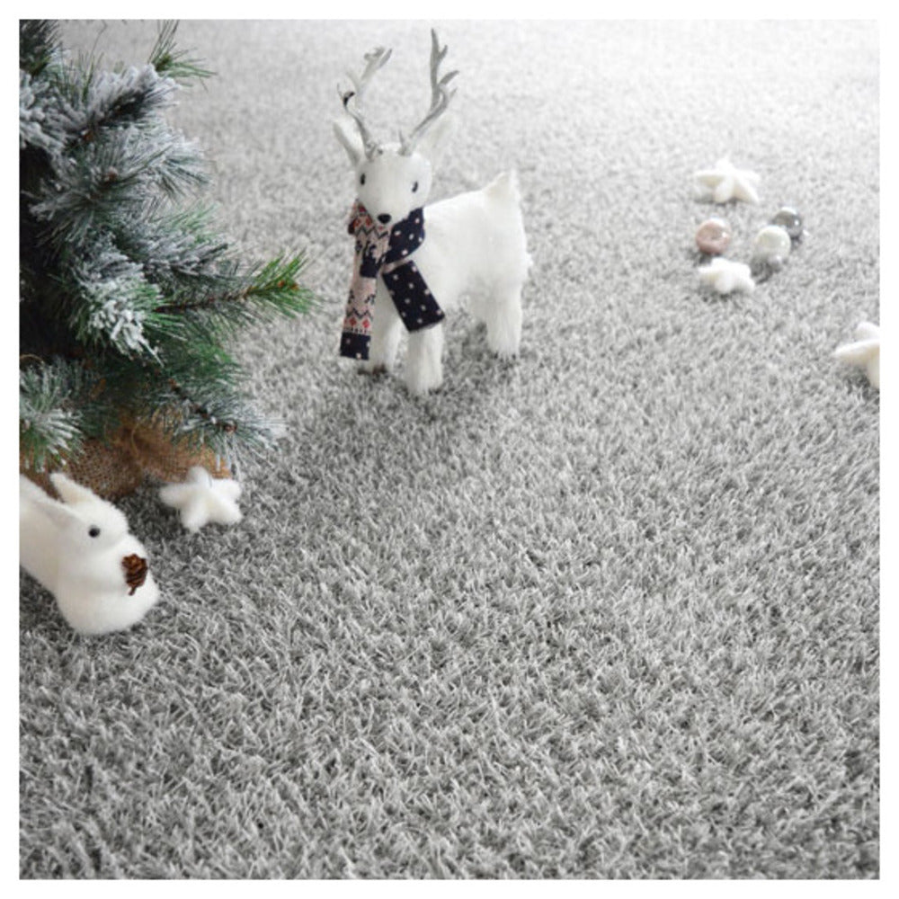  Gazon Synthétique Happy Party - Couleur Gris Clair - Classé Feu - 20mm - 2m X 10m