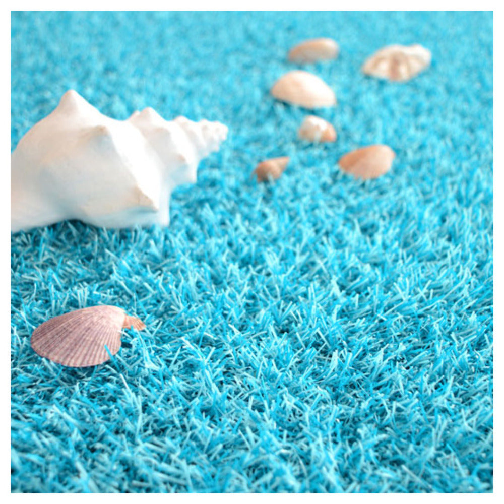  Gazon Synthétique Happy Party - Couleur Bleu - Classé Feu - 20mm - 2m X 8m