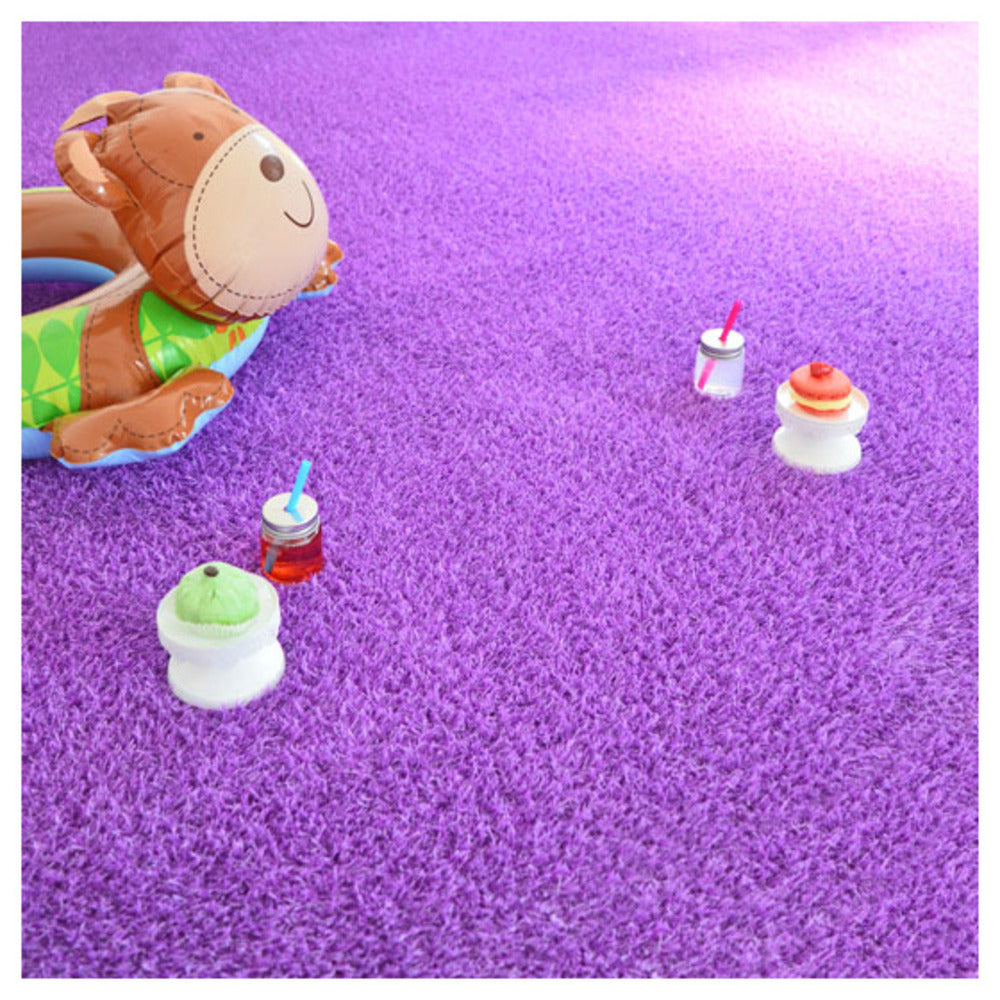  Gazon Synthétique Happy Party - Couleur Violet - Classé Feu - 20mm - 2m X 8m