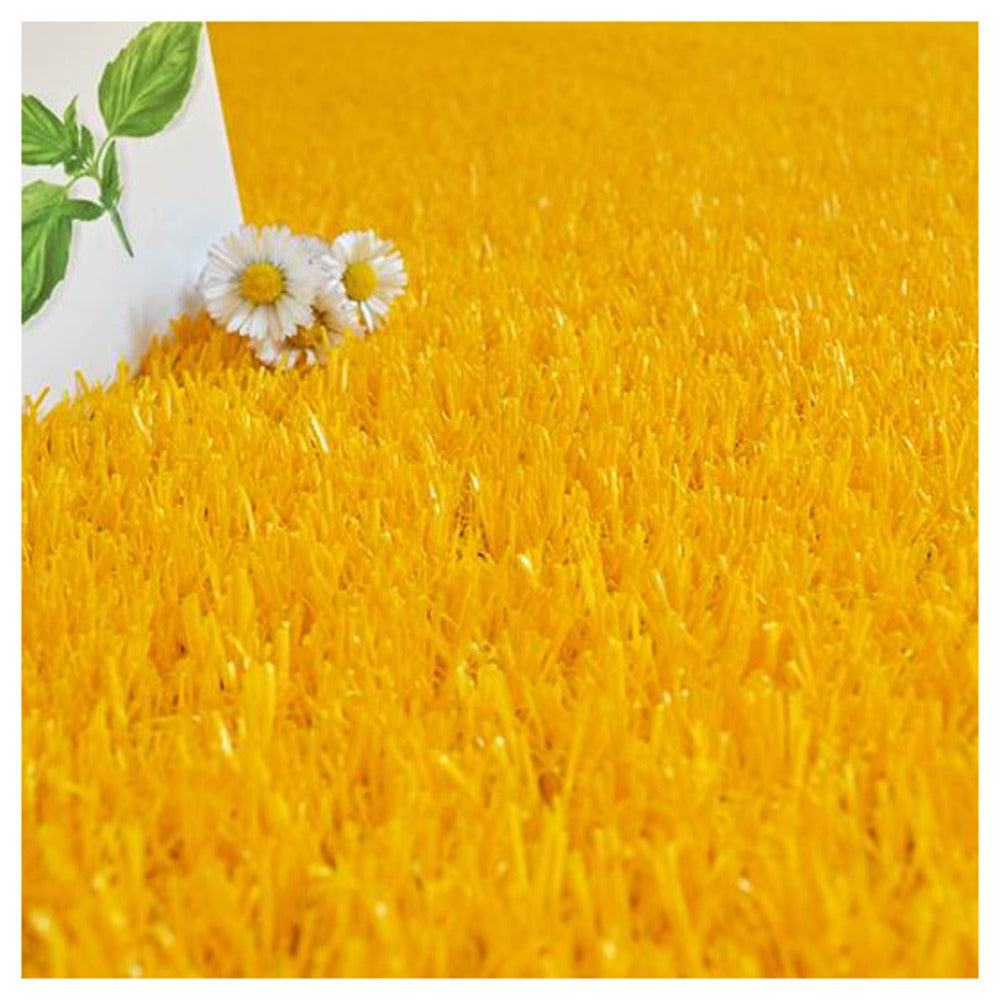  Gazon Synthétique Peps - Couleur Jaune Orangé - 20mm - 2m X 3m