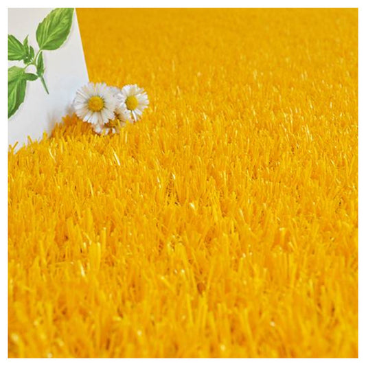 Gazon Synthétique Peps - Couleur Jaune Orangé - 20mm - 2m X 3m