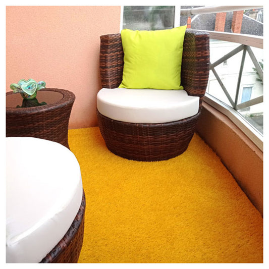  Gazon Synthétique Peps - Couleur Jaune Orangé - 20mm - 2m X 3m