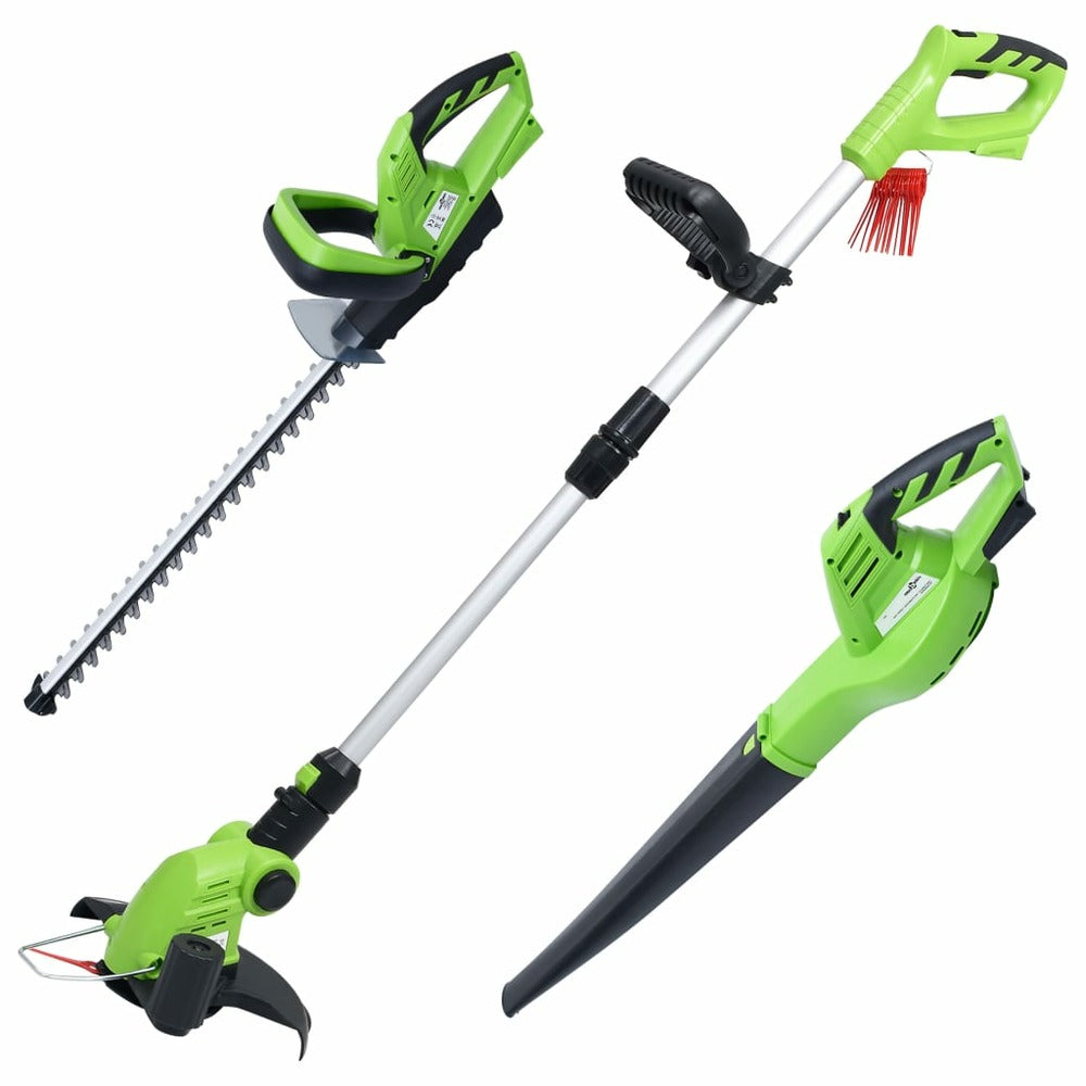 VIDAXL Tondeuse à Gazon Sans Fil Et Jeu D'outils électriques De Jardin