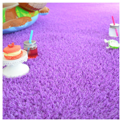  Gazon Synthétique Happy Party - Couleur Violet - Classé Feu - 20mm - 1m X 7m