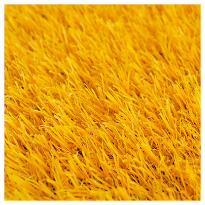  Gazon Synthétique Peps - Couleur Jaune Orangé - 20mm - 2m X 2m