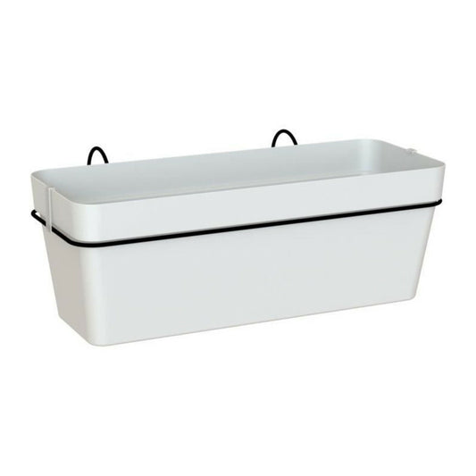  - Kit Balcon Jardiniere Capri Re 50cm V2 Blanc 50,2 X 28,5 X H20 Cm - 1,45l