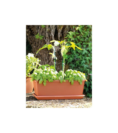  Jardiniere Day R Cotto - Coloris Terre Rouge - 50cm
