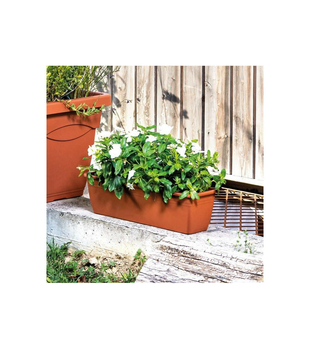  Jardiniere Day R Cotto - Coloris Terre Rouge - 50cm